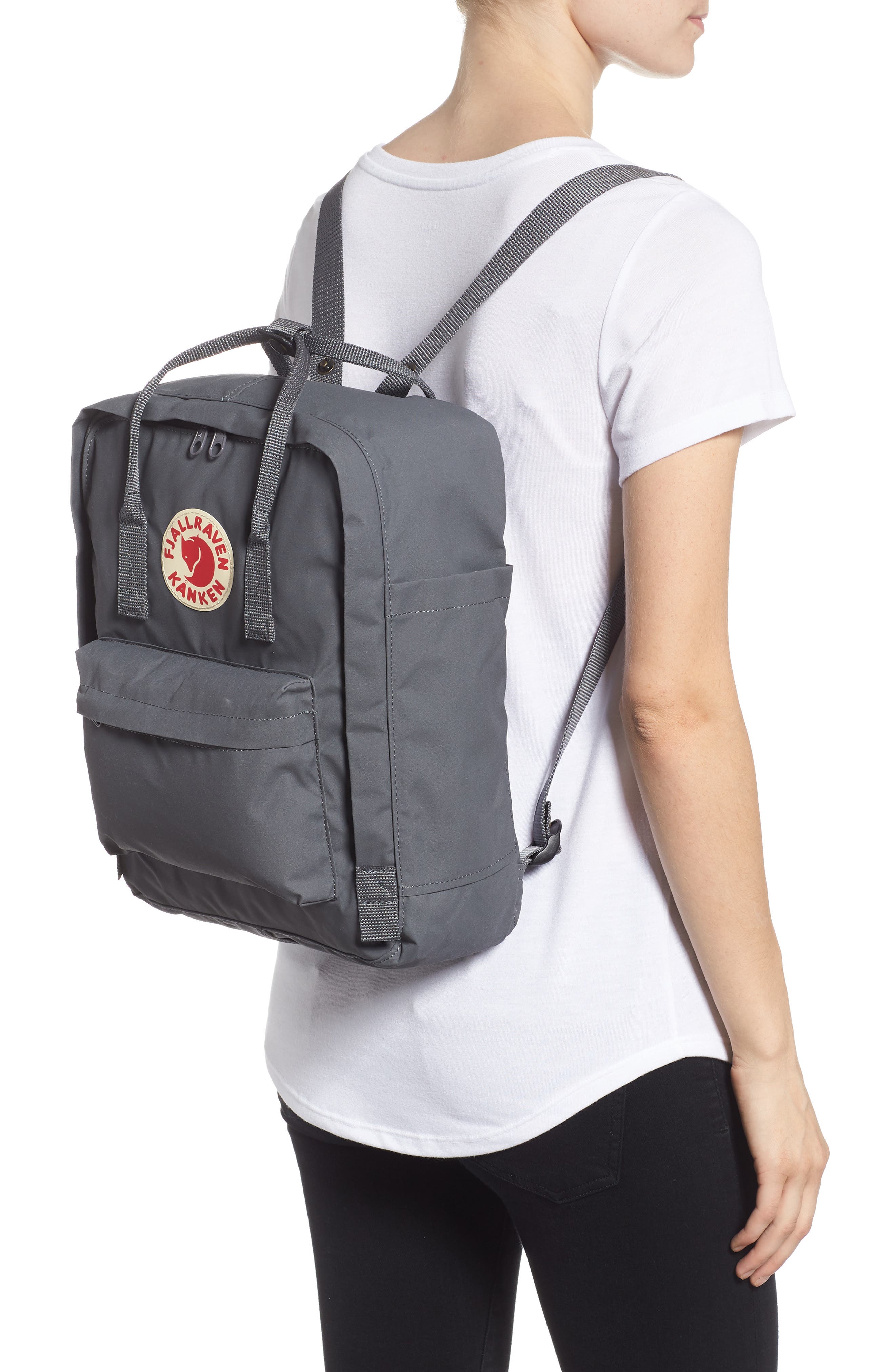 Kånken Water Resistant Backpack, Alternate, color, SUPER GREY