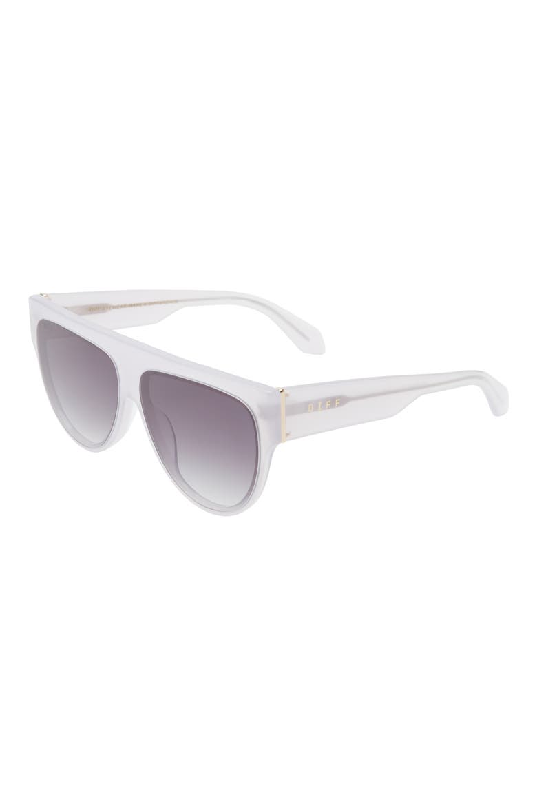 Georgie 58mm Gradient Shield Sunglasses, Alternate, color, THISTLE / GREY GRADIENT