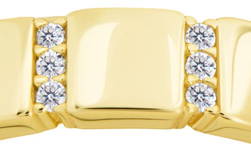 Sterling Forever Bradley Cubic Zirconia Ring In Gold