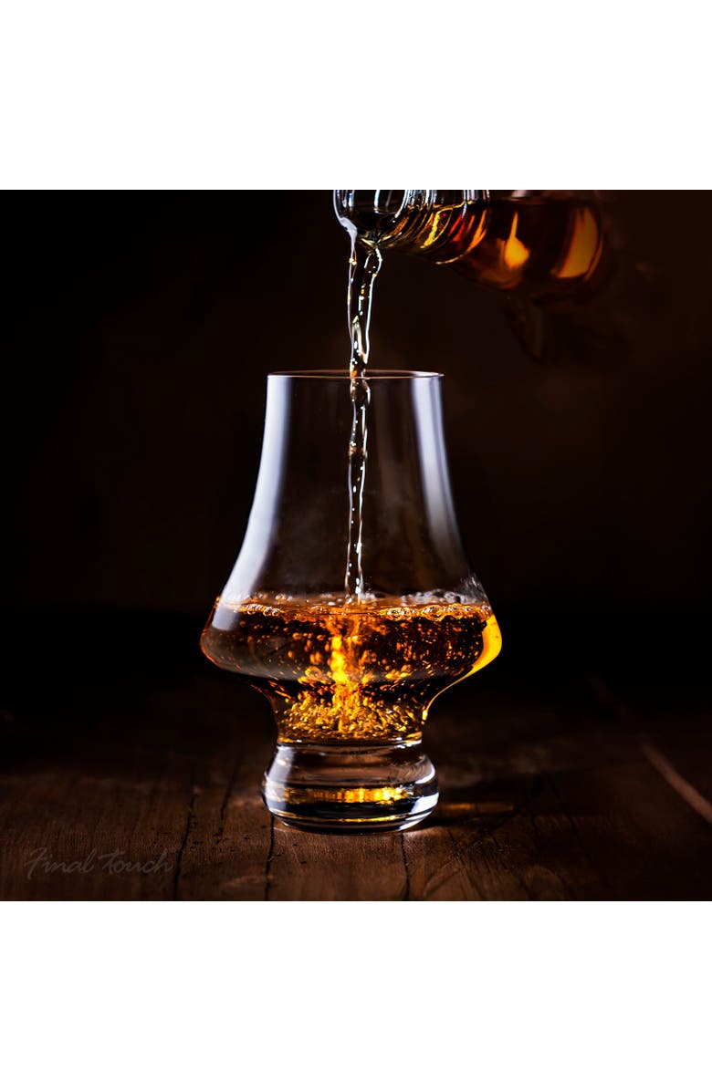 FINAL TOUCH 4 Piece Whiskey Flight Tasting Set, Alternate, color, Clear
