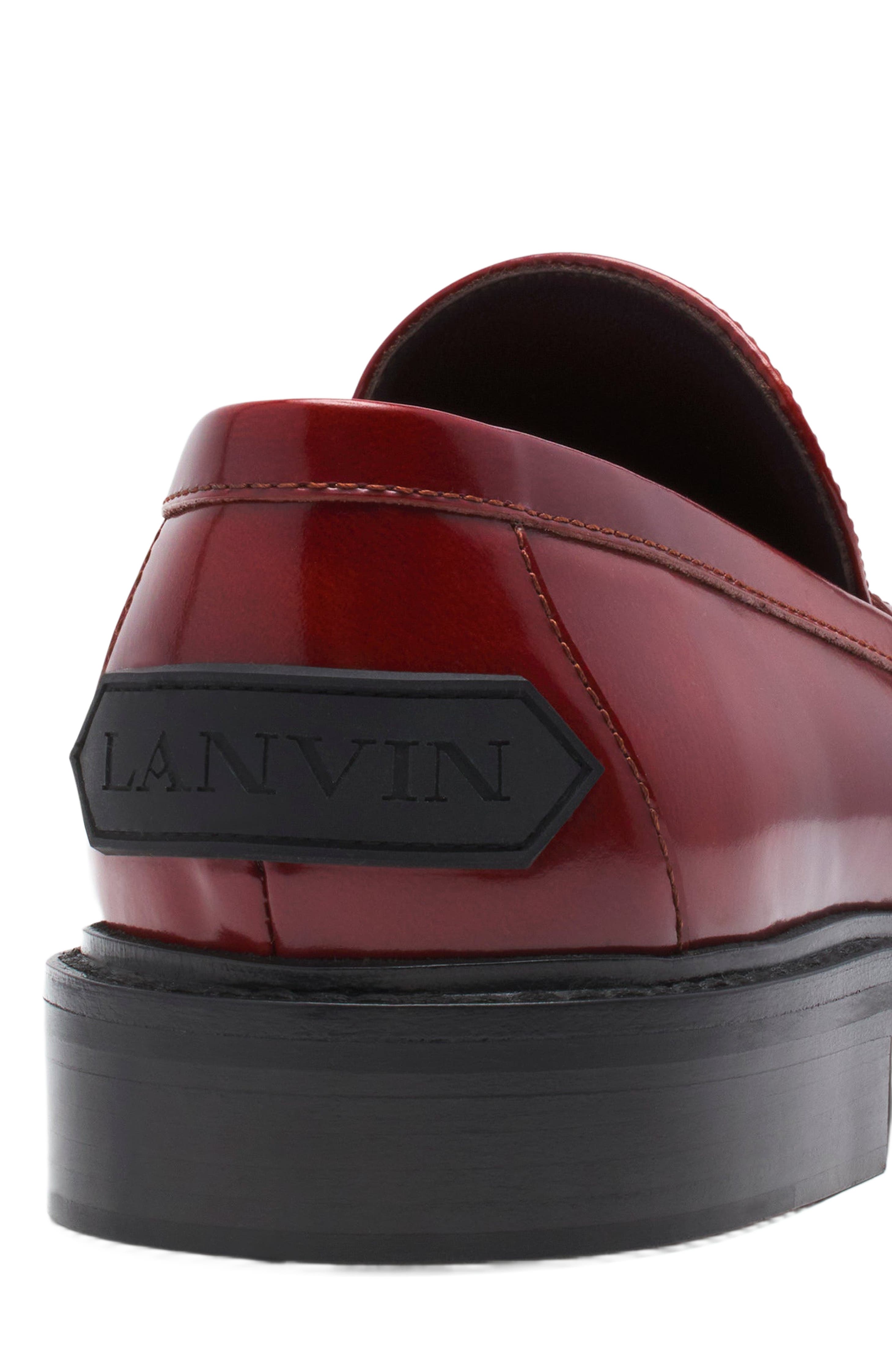 Lanvin SPINTO LOAFERS IN SMOOTH LEATHER, Alternate, color, 