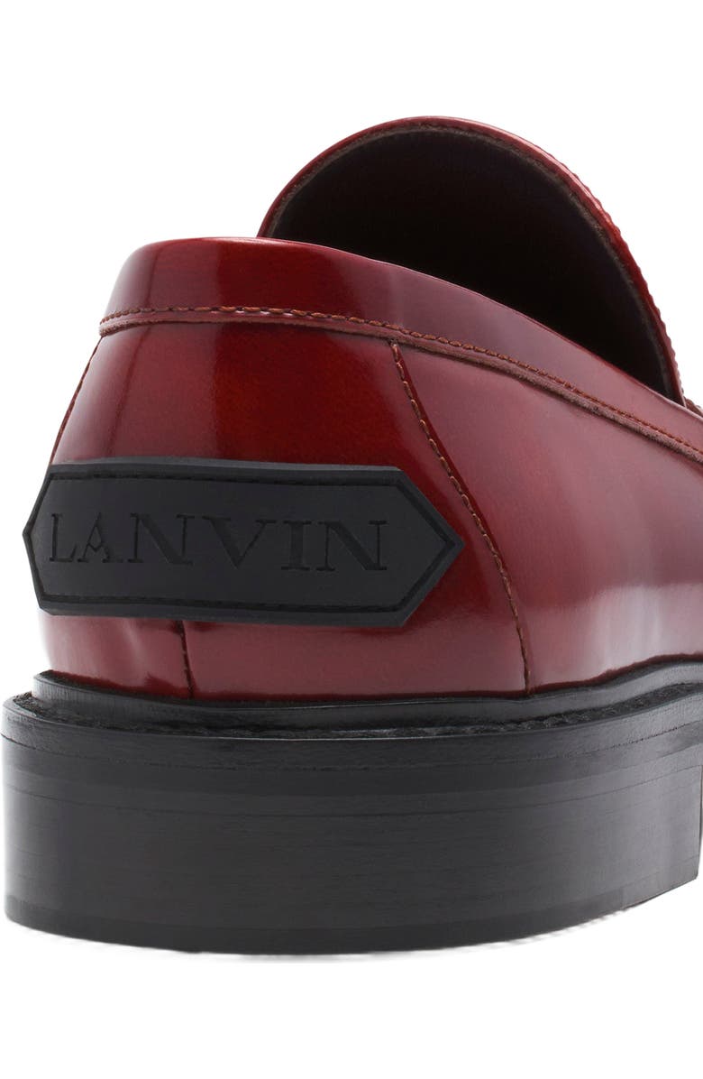 Lanvin SPINTO LOAFERS IN SMOOTH LEATHER, Alternate, color,