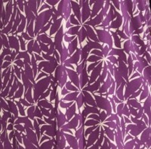 Live Unlimited Jersey Flutter Sleeve V-neck T-shirt In Purple