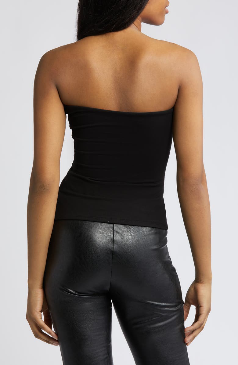 Naked Wardrobe Extra Butter Strapless Top, Alternate, color,