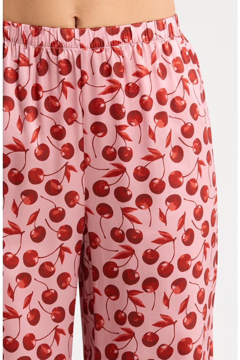Ella Silk Pajamas, Alternate, color, CHERRY ON TOP