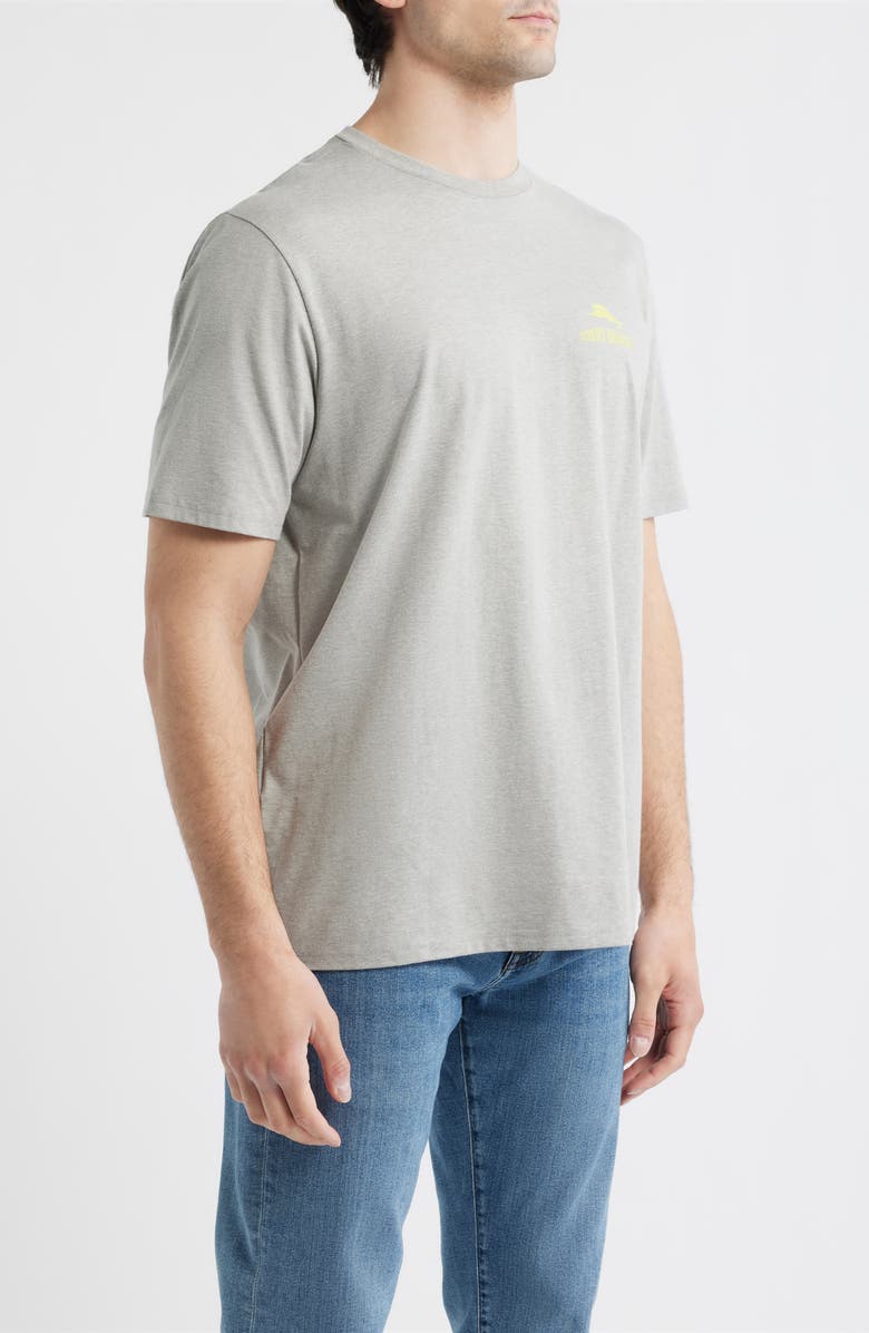 Tommy Bahama Finish Lime Graphic T-Shirt, Alternate, color, Grey Heather