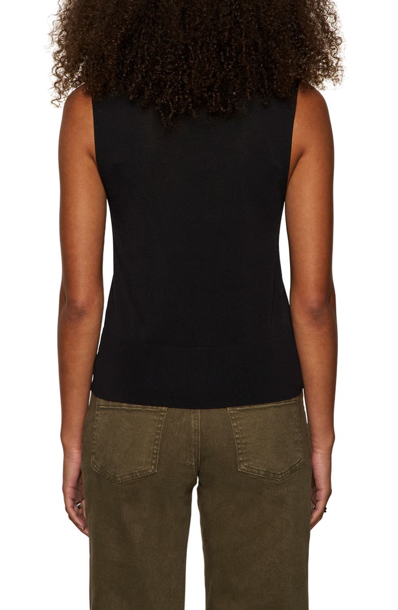 Sanctuary Button-Up Vest, Alternate, color, Black