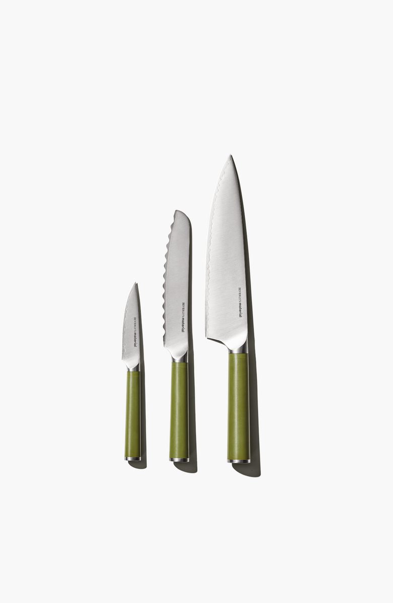MATERIAL The Trio of Knives, Main, color, Sage