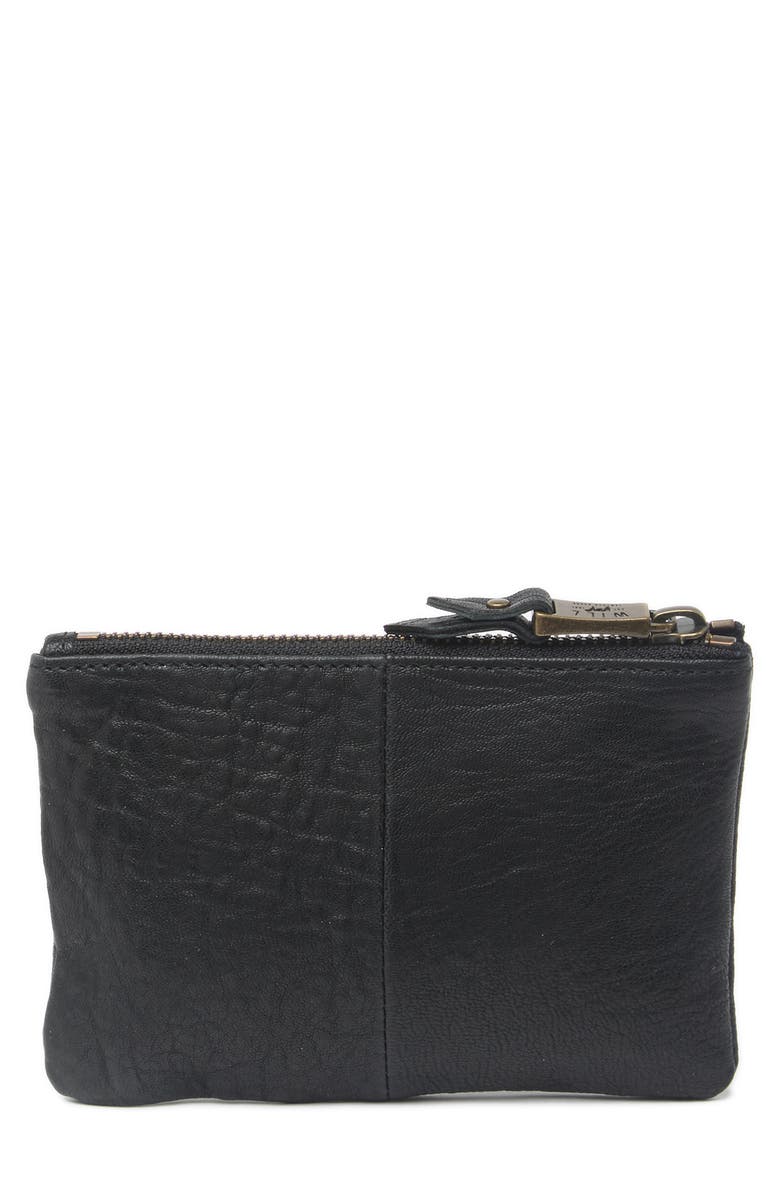 Will Leather Goods Small Flat Leather Pouch, Alternate, color, 
