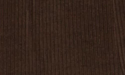 Max Studio Peak Lapel Single Button Corduroy Blazer In Brown