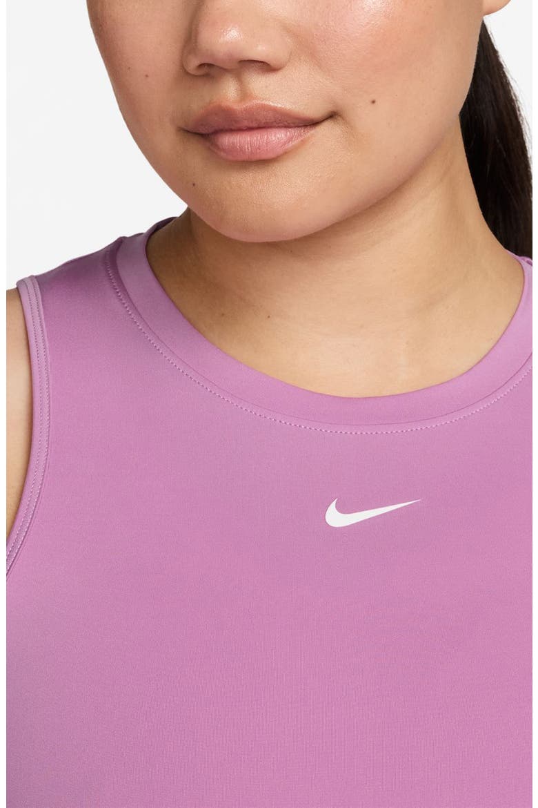 One Dri-FIT Tank, Alternate, color, LT MAGENTA/ WHITE