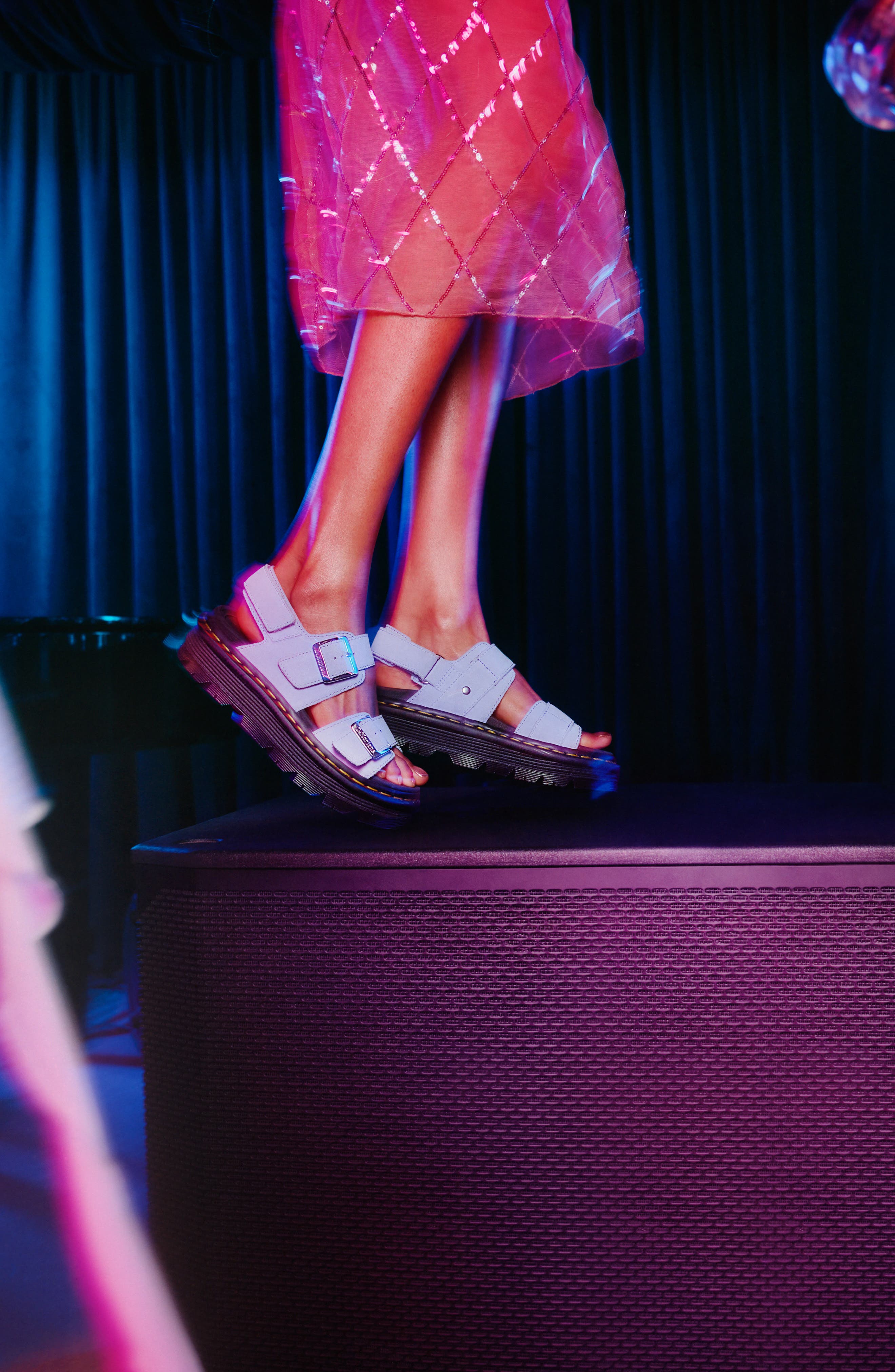 Zebzag Sandal, Alternate, color, CORNFLOWER