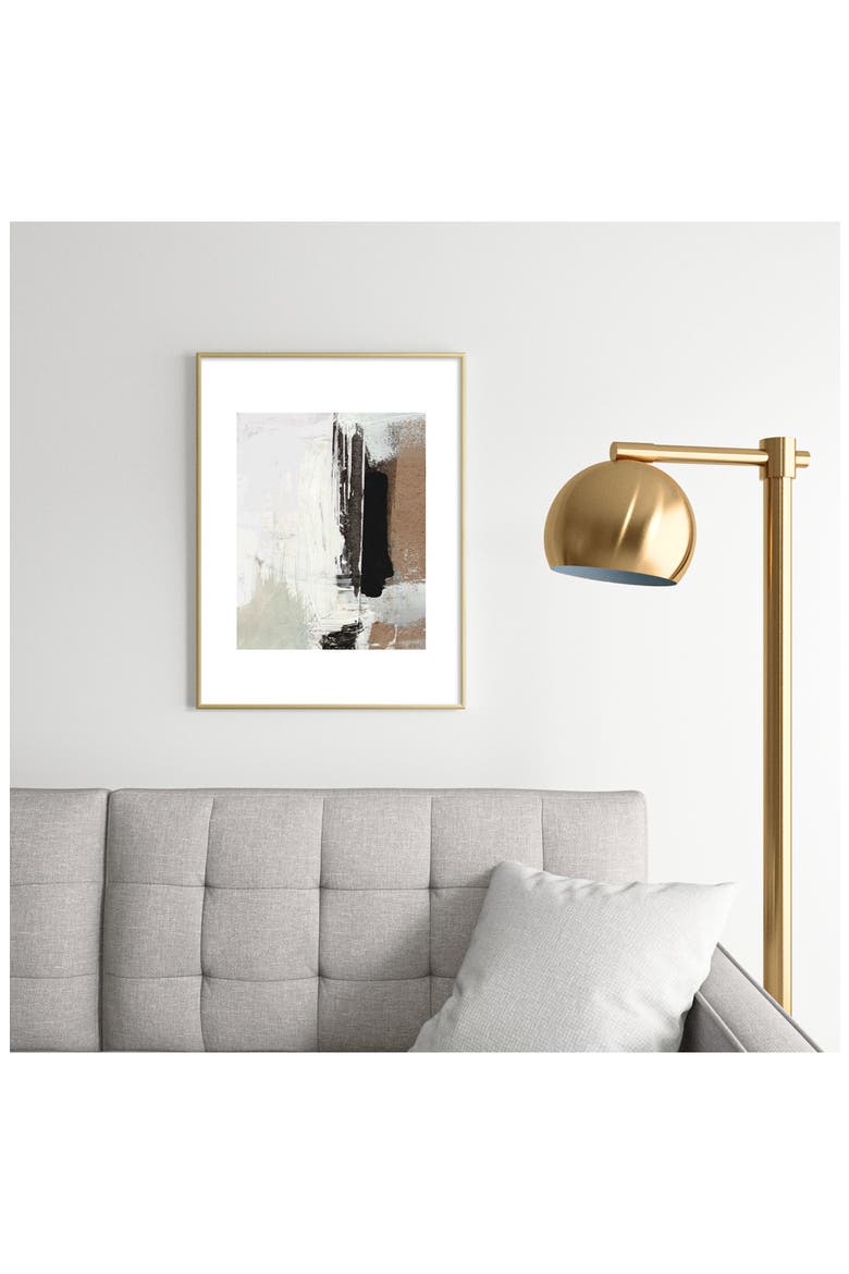 Avenue Framed Art Print, Alternate, color, GOLDEN TONES