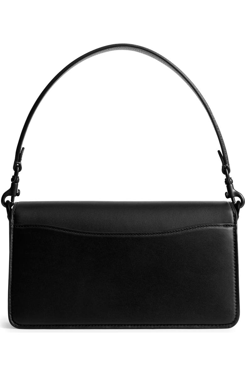 COACH Tabby 26 Black Collection Leather Shoulder Bag, Alternate, color,