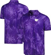COLOSSEUM Men's Colosseum Purple Washington Huskies Palms Team Polo
