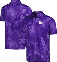 COLOSSEUM Men's Colosseum Purple Washington Huskies Palms Team Polo