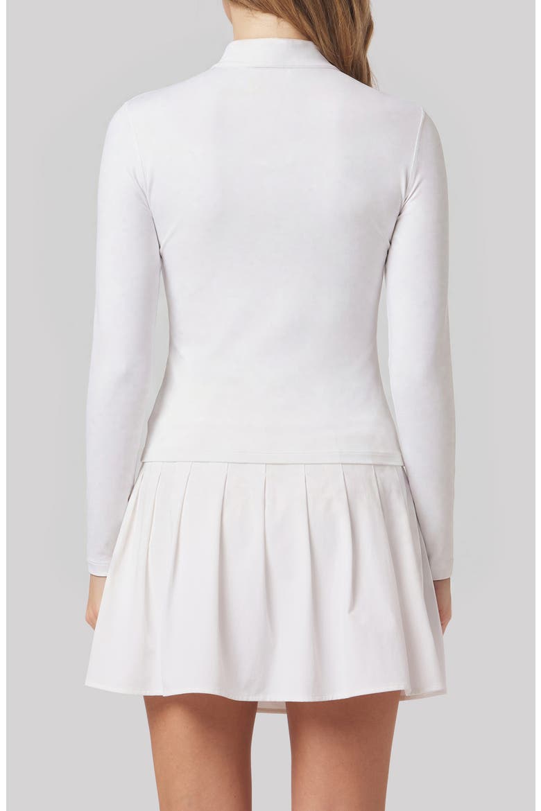Summer Quarter Zip Performance Top, Alternate, color, WHITE