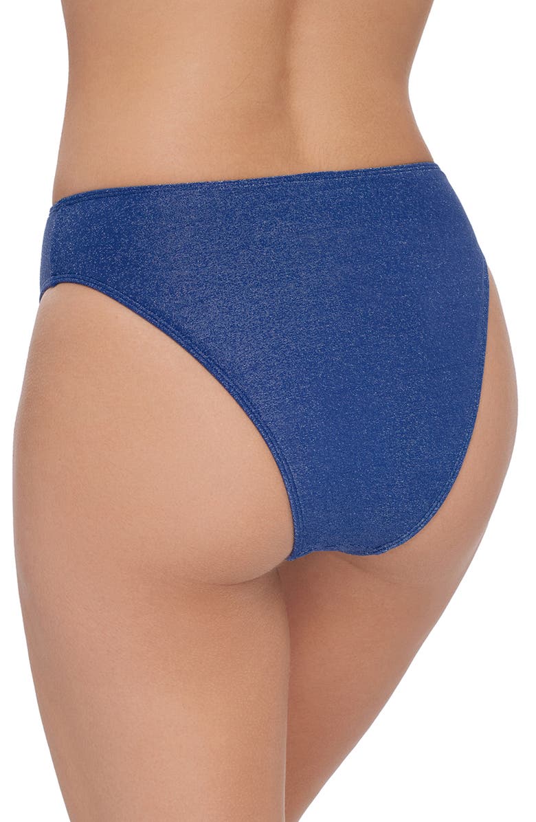 Stevie Cheeky High Leg High Waist Bikini Bottom, Alternate, color, Lady Luxe