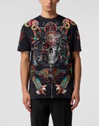 PHILIPP PLEIN Round Neck T-Shirt Tattoo Stones Men