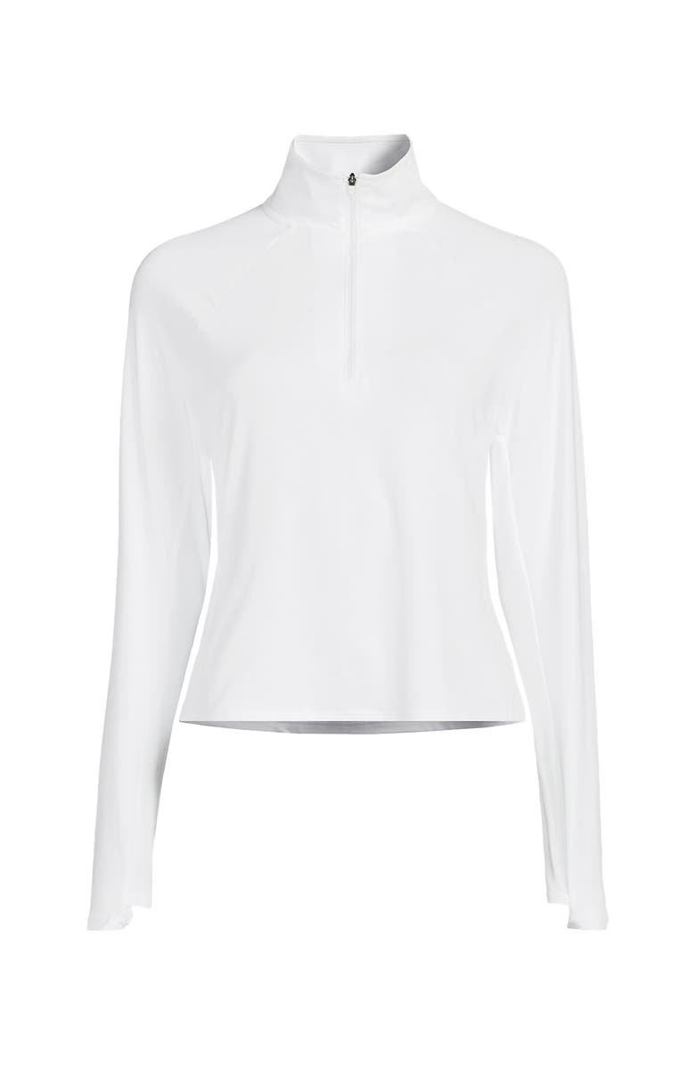 Lands' End Long Sleeve Rash Guard Cover-up UPF 50, Alternate, color, 