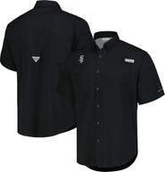 Columbia Men's Columbia Black Chicago White Sox Tamiami Omni-Shade Button-Down Shirt