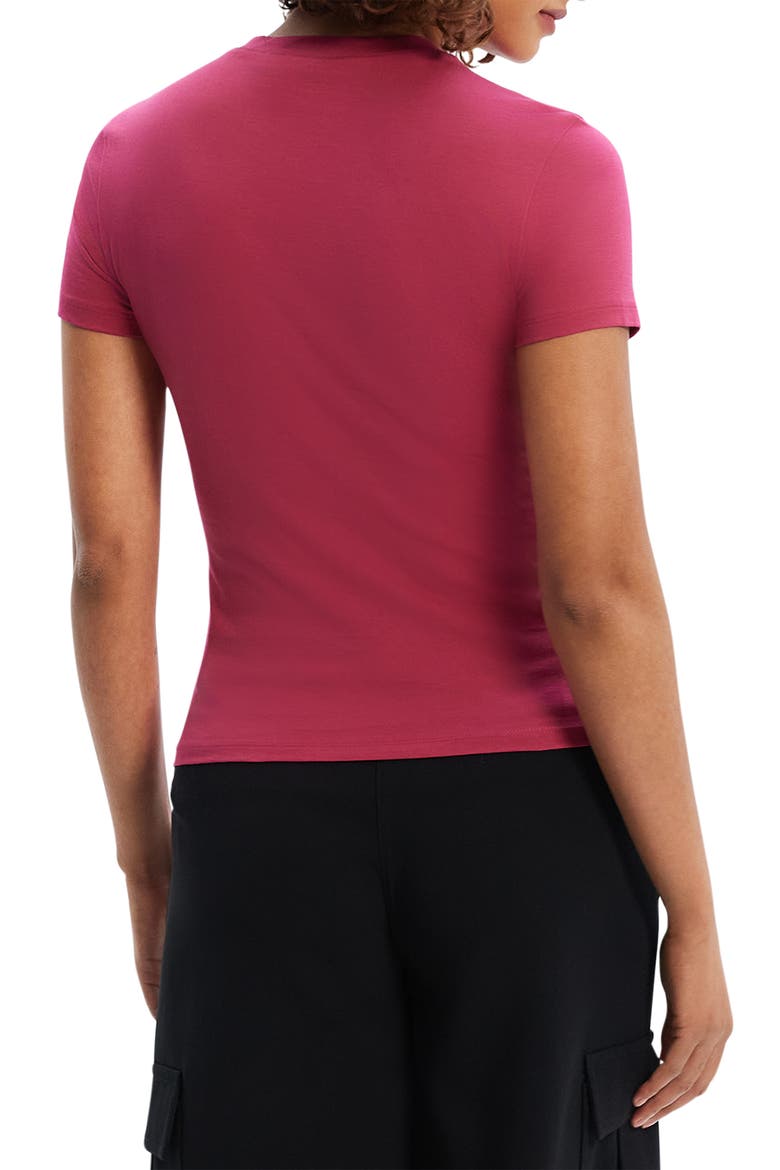 Tiny Apex Organic Pima Cotton T-Shirt, Alternate, color, DEEP ROSE