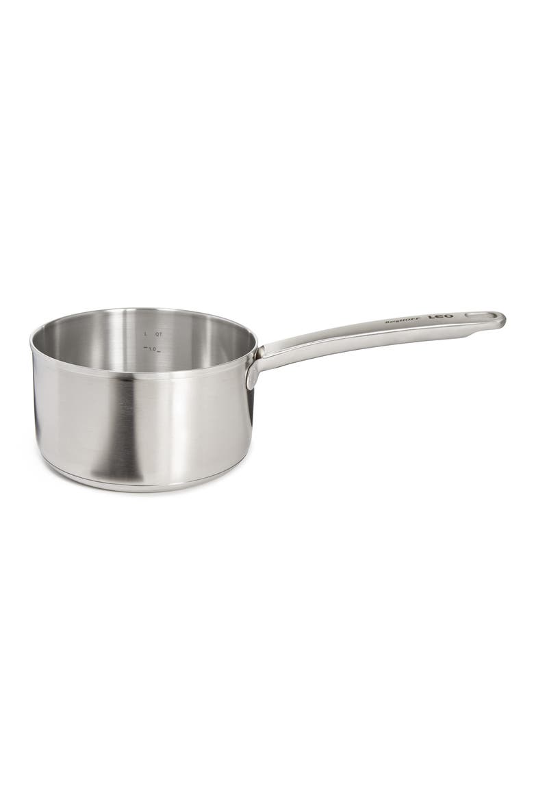 Leo Graphite 1.7-Quart Saucepan, Main, color, GREY