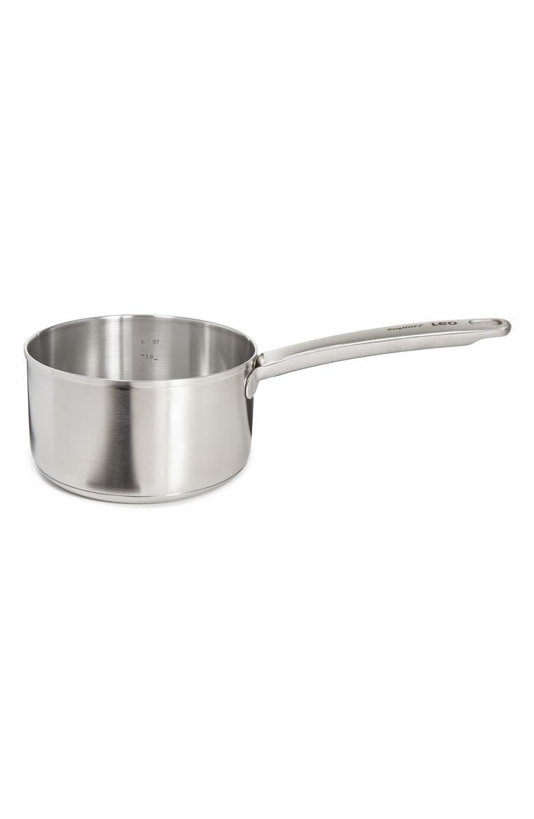 BergHOFF Leo Graphite 1.7-Quart Saucepan, Main, color, Grey