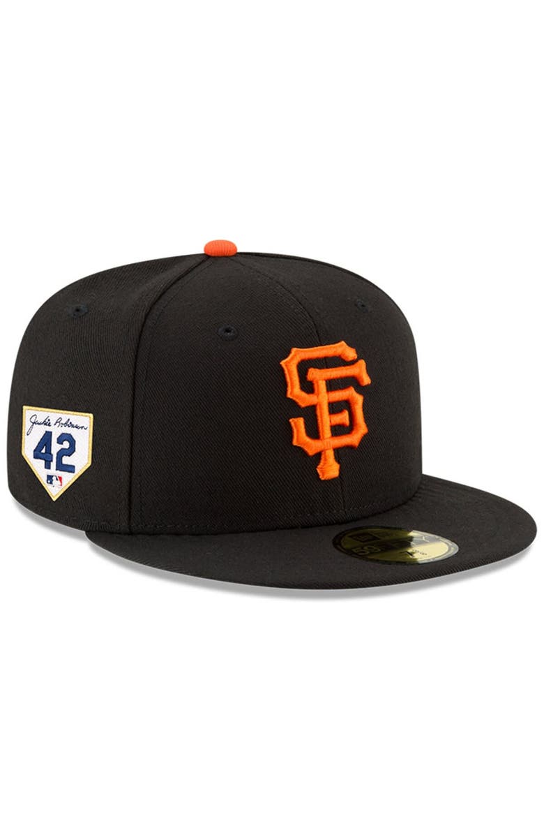 New Era Men's New Era Black San Francisco Giants 2024 Jackie Robinson Day 59FIFTY Fitted Hat, Main, color, 