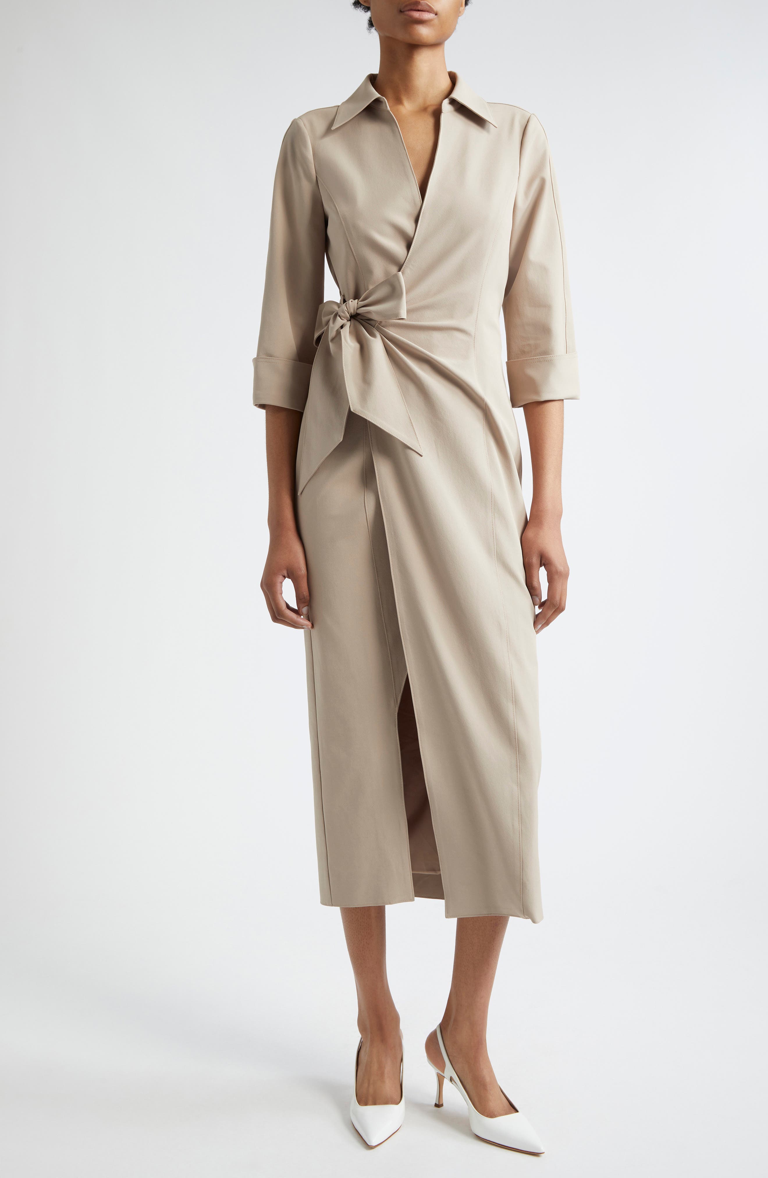 Cinq à Sept Cayleigh Wrap Midi Dress