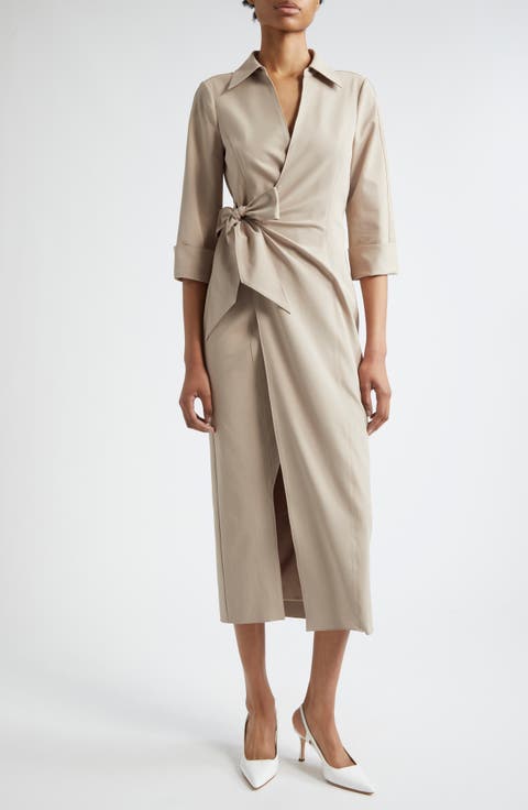Cayleigh Wrap Midi Dress