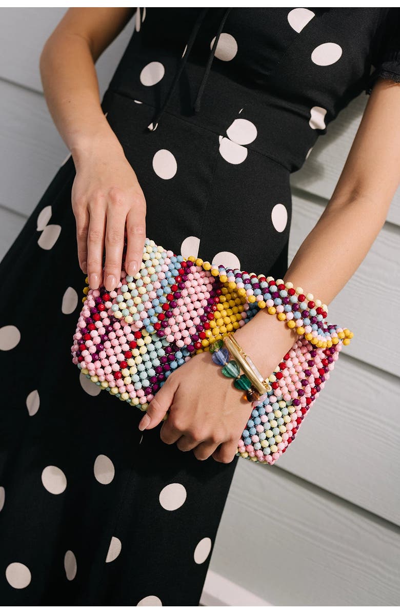 Noonday Lampwork Heart Bracelet, Alternate, color, Mint
