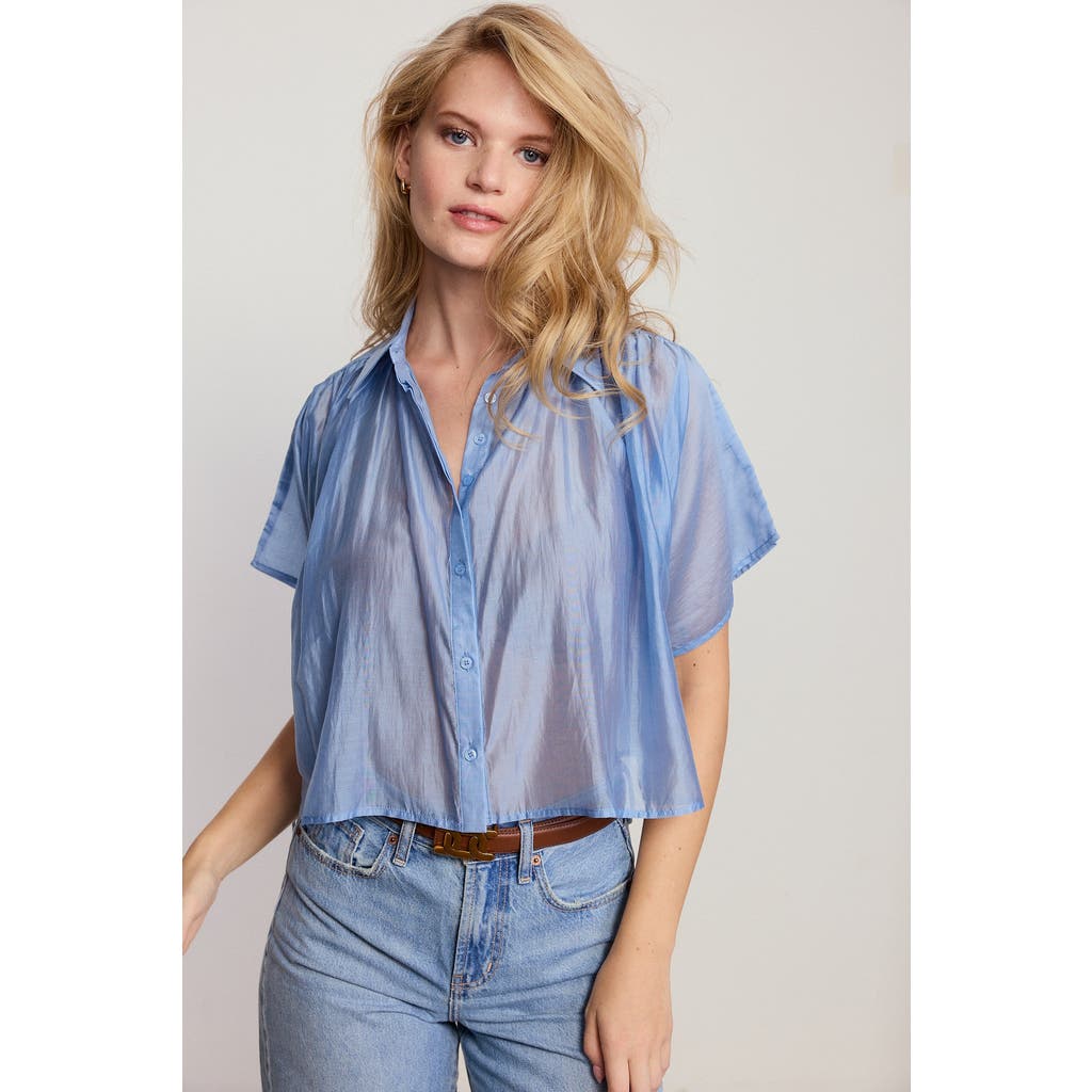 The Shirt By Rochelle Behrens The Hayden Shirt In Blue