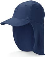 Coolibar Kid's Surfs Up Sun Hat with Neck Drape, UPF 50+ Sun Protection