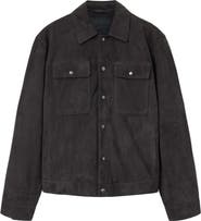 AllSaints Shelton Goatskin Suede Jacket