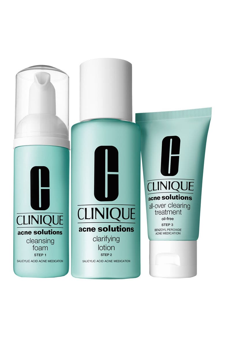 Acne Solutions Clear Skin System Starter Kit, Main, color, NO COLOR