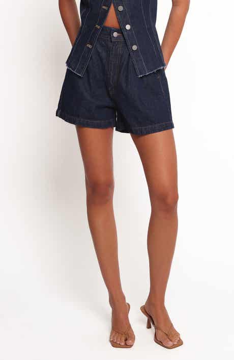 Petal & Pup Nylah Pleated Denim Shorts