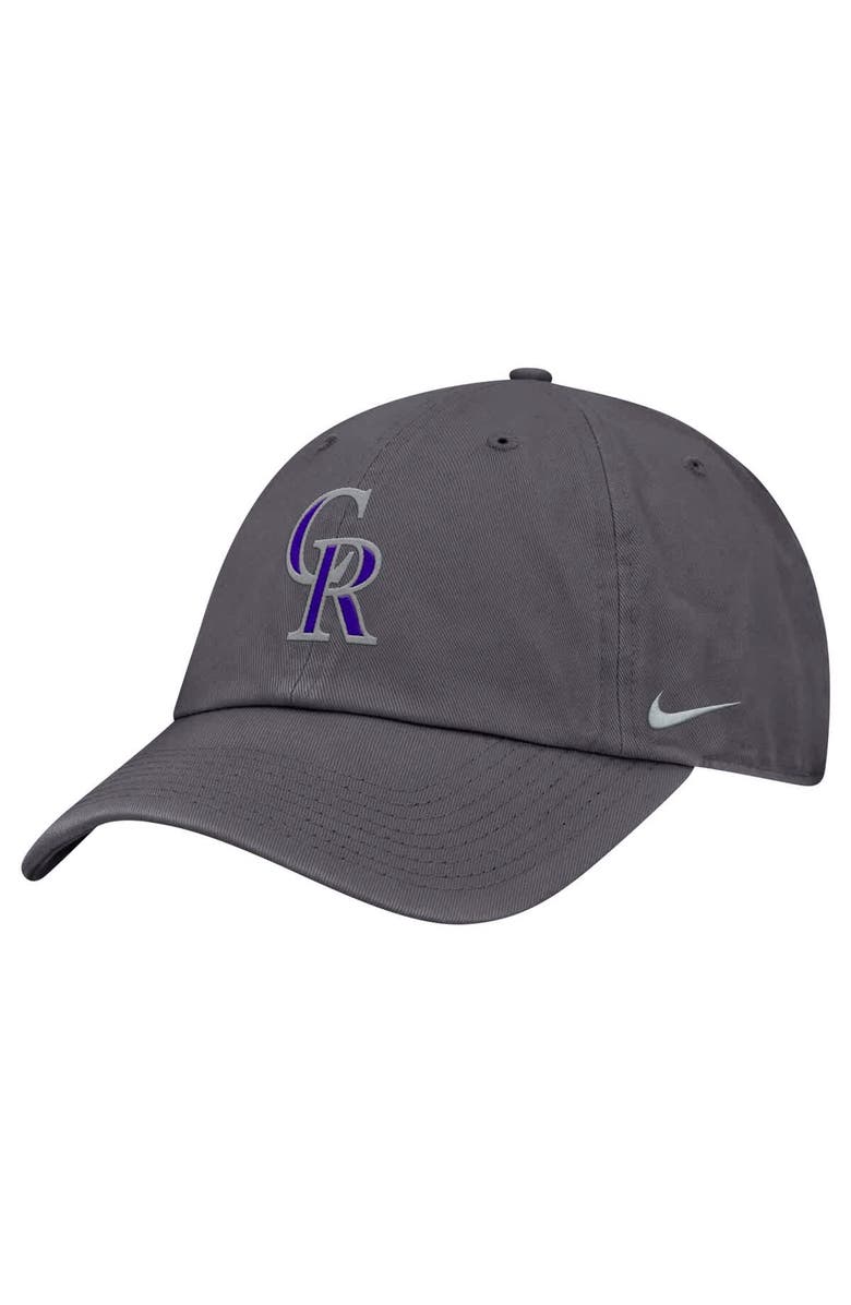 Nike Men's Nike Gray Colorado Rockies Club Adjustable Hat, Main, color, Gray