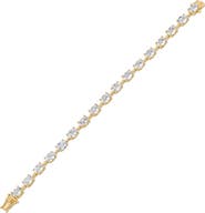 CZ by Kenneth Jay Lane Oval Cubic Zirconia Tennis Bracelet