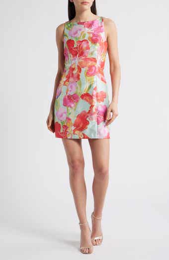 Hutch Ren Floral Jacquard Minidress
