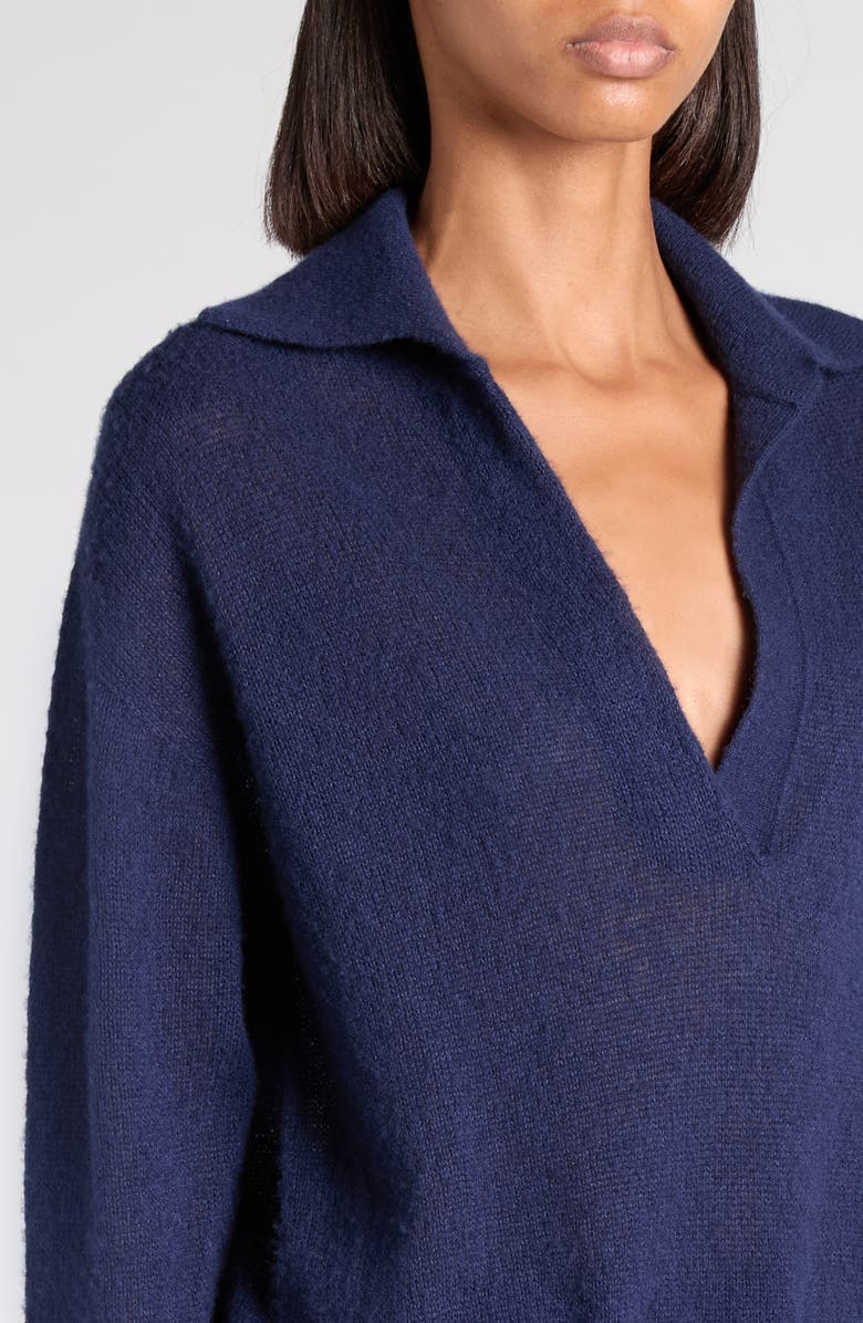 TOM FORD Johnny Collar Cashmere Sweater, Alternate, color, Hb905 Bright Navy