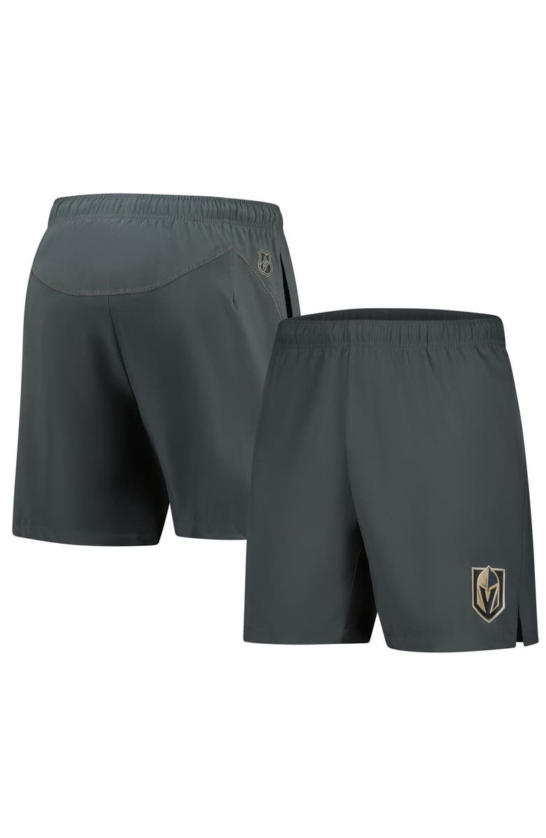 FANATICS Men's Fanatics Gray Vegas Golden Knights Tech Training Shorts, Main, color, Gray