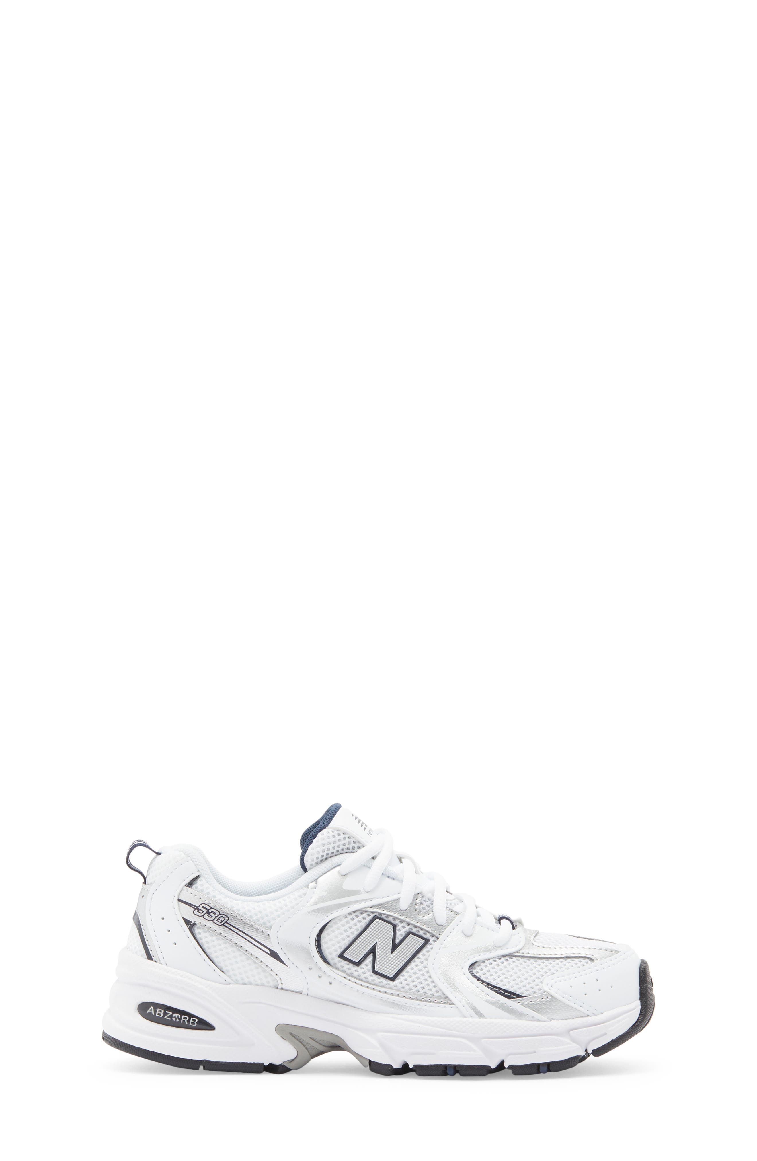 Kids' 530 Sneaker, Alternate, color, WHITE/ NATURAL INDIGO