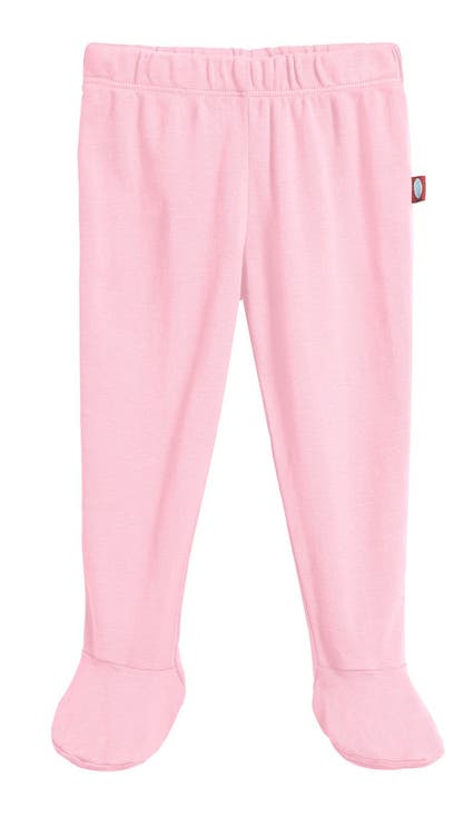 Baby Unisex Organic 100% Cotton Soft Footed Baby Pants