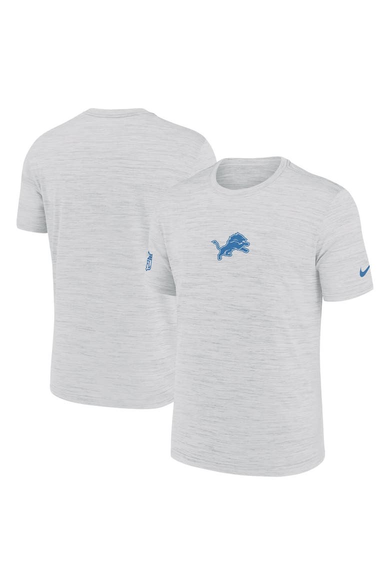 Men's Nike Ash Detroit Lions Sideline Velocity Performance T-Shirt, Alternate, color, Ash