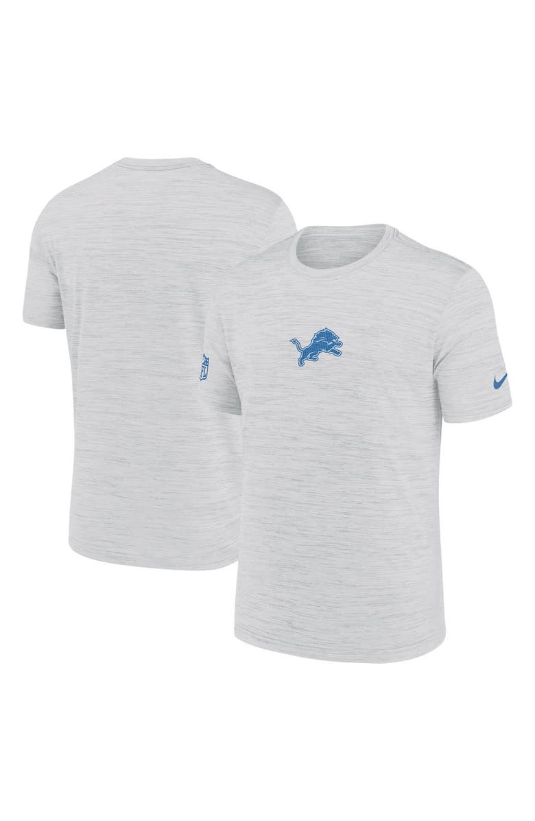 Nike Men's Nike Ash Detroit Lions Sideline Velocity Performance T-Shirt, Alternate, color, Ash