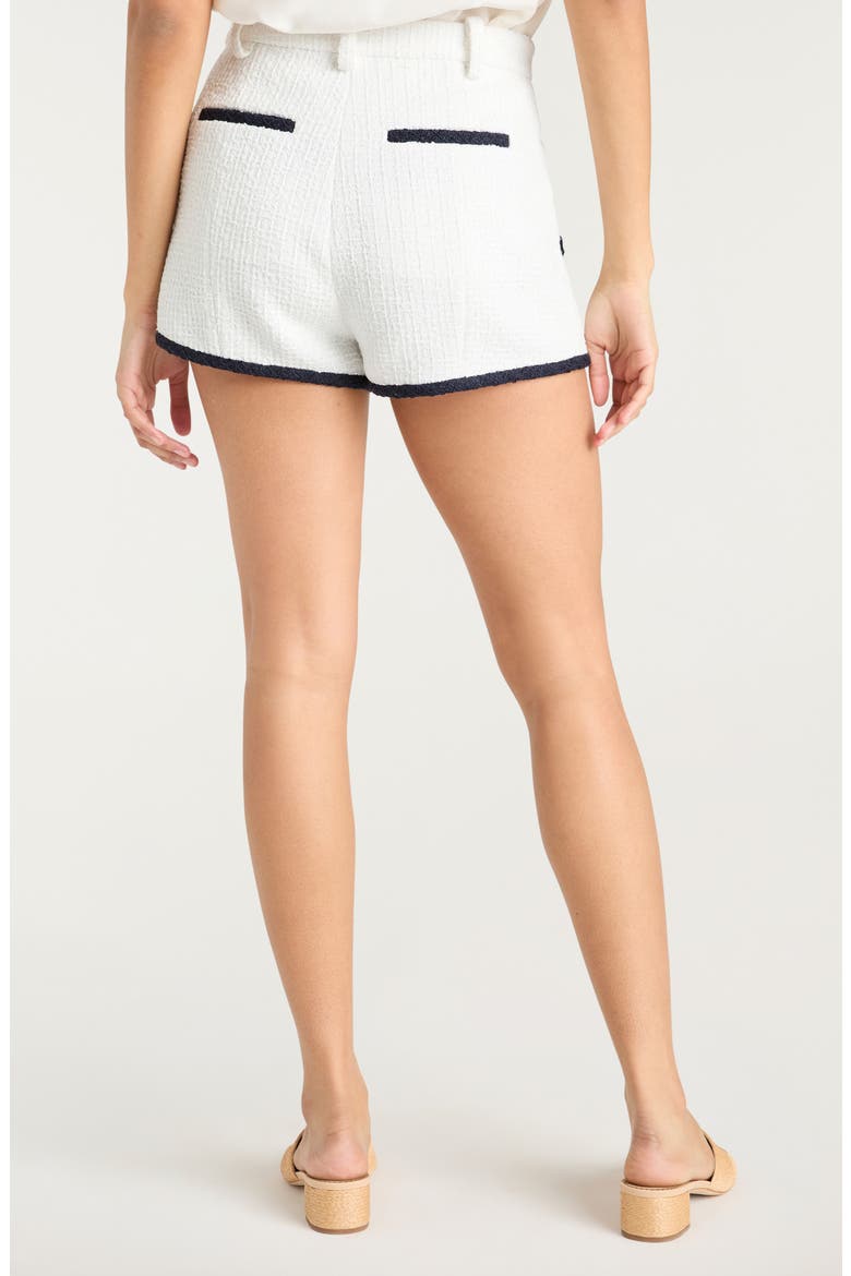 Contrast Auden Shorts, Alternate, color, WHITE/ NAVY
