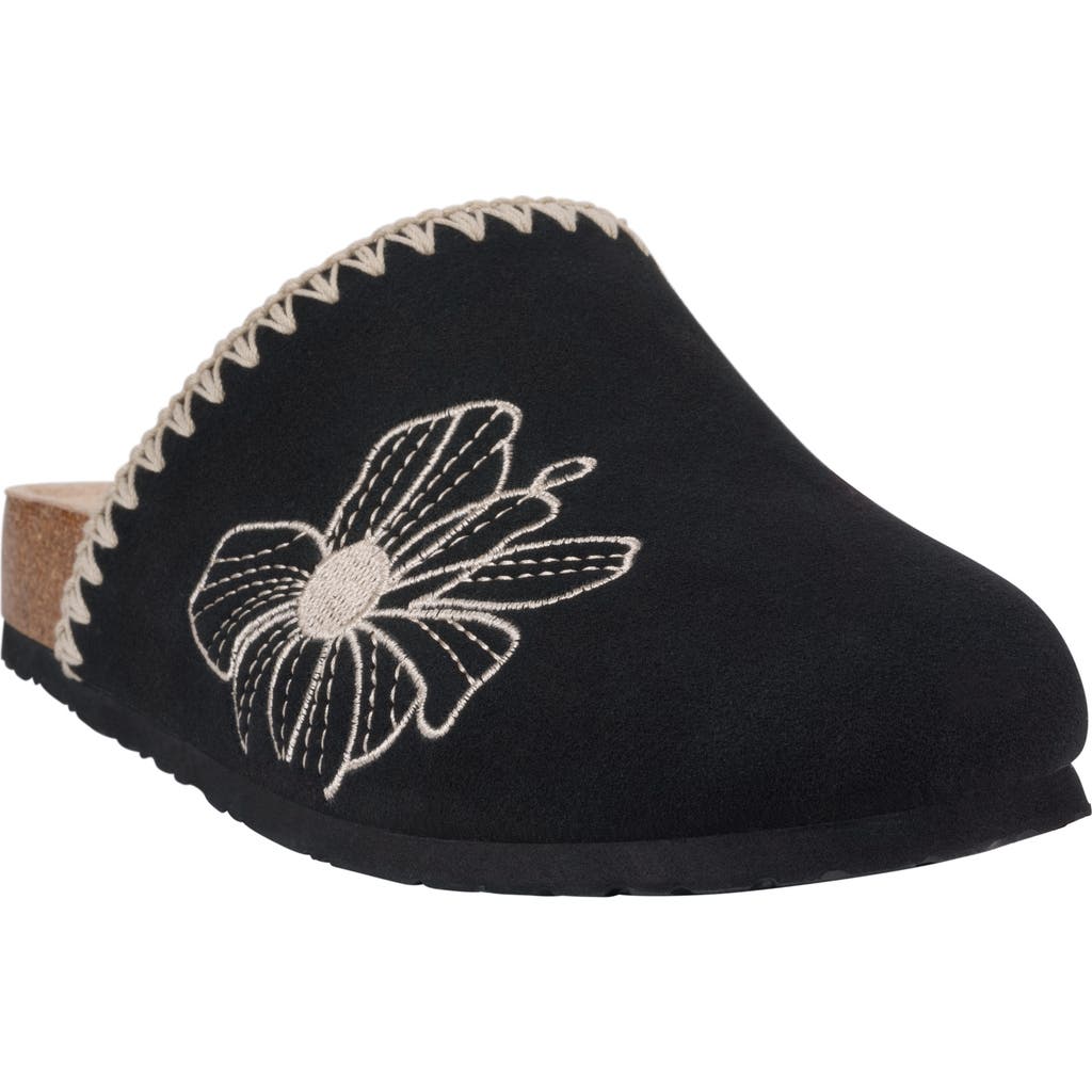 Gc Shoes Jamie Flower Clog In Black
