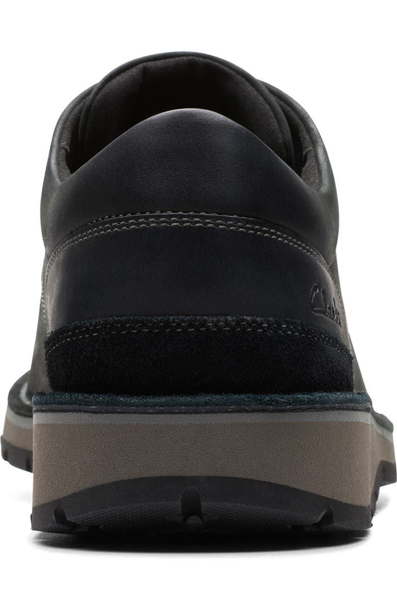 Clarks<sup>®</sup> Gravelle Low Moc Toe Derby, Alternate, color, Black Leather