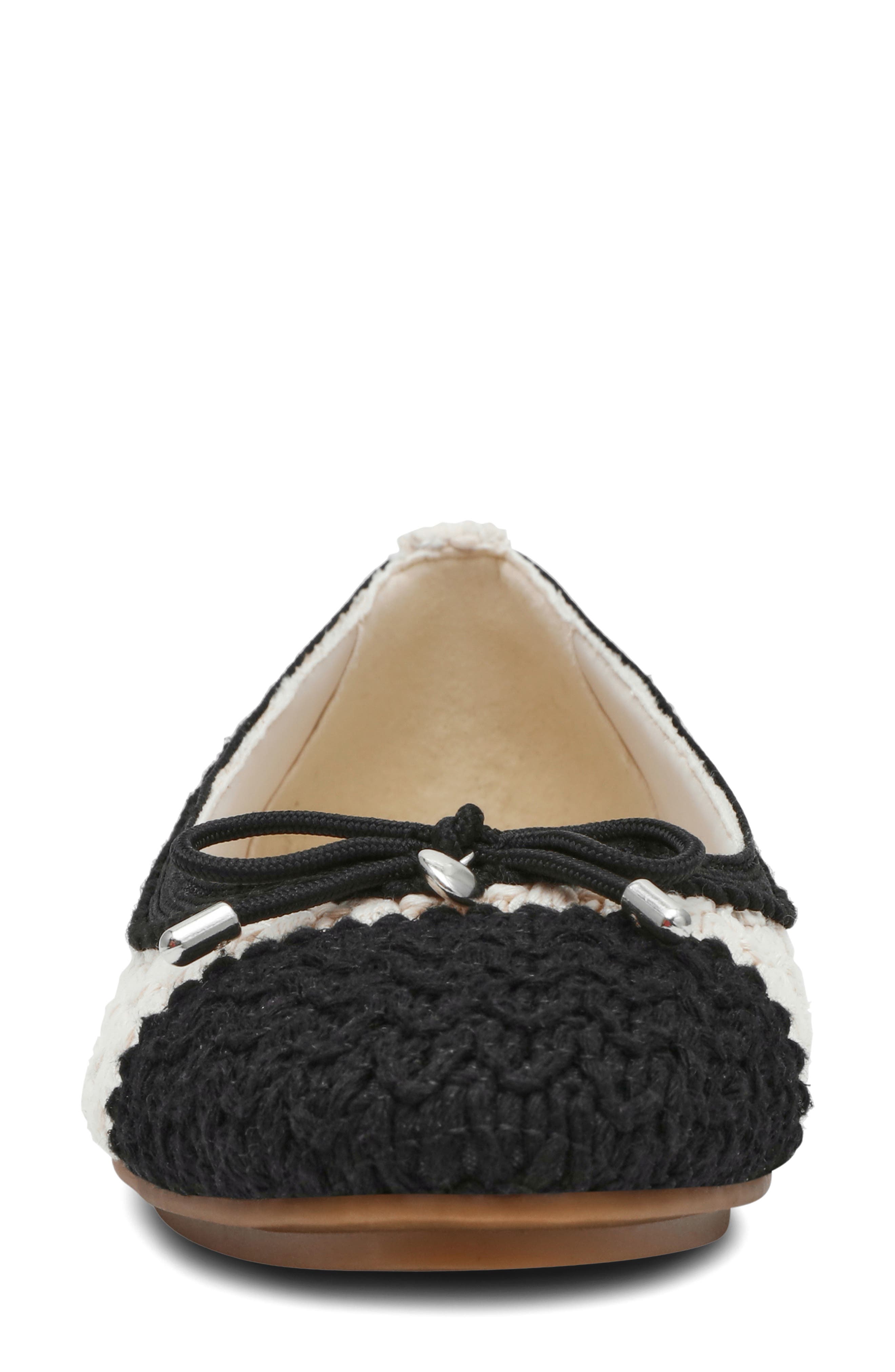 Luci Flat, Alternate, color, CREAM/ BLACK